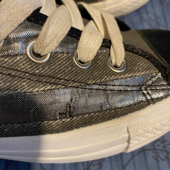 Converse all star blue Stars and Stripes and studs sneakers men 7 women 9 - Picture 3 of 10